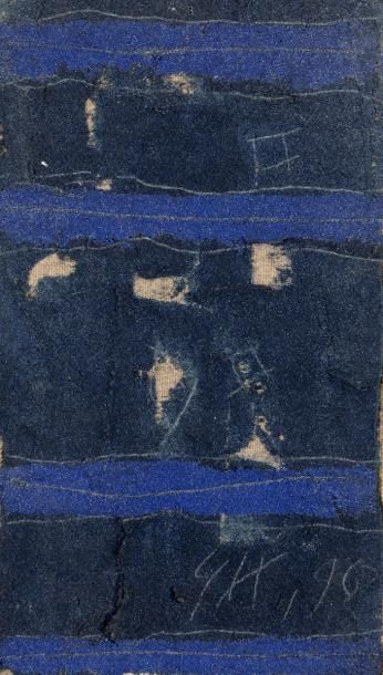 null Georges NOEL (1924-2010)
Deep blue, 1996
Technique mixte sur toile.
Signée,...