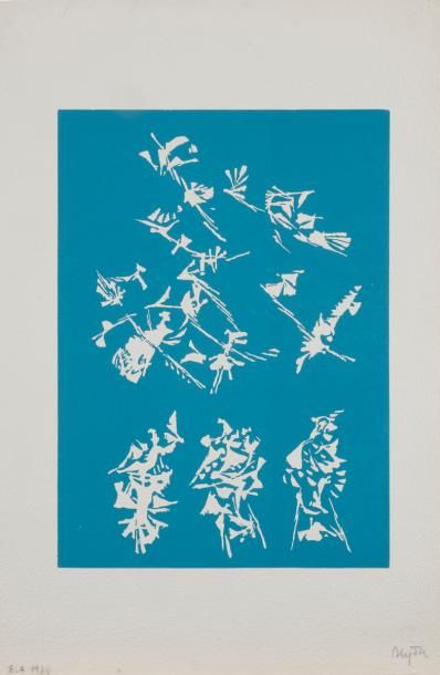 null Etienne HAJDU [franco-hongrois] (1907-1996)
Composition, 1974
Lithographie sur...