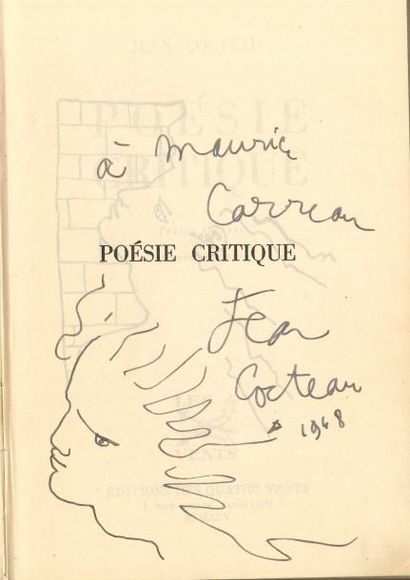 null Jean COCTEAU Poésie critique Textes choisis par Henri Parisot (Paris, Éditions...