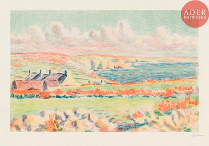 null Maximilien Luce (1858-1941)
Camaret. 1895. Lithographie. 393 x 252. I.F.F. 15....