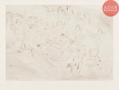 null Jules Pascin (Julius Mordecai Pincas, dit) (1885-1930)
Comparaison. 1929. Pointe...