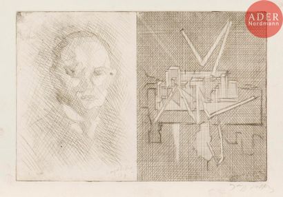 null Jacques Villon (Gaston Duchamp, dit) (1875-1963)
Portrait de J. P. (M. Patrelle)...