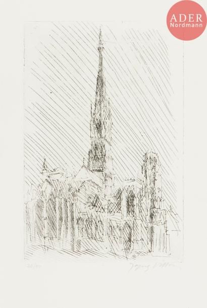 null Jacques Villon (Gaston Duchamp, dit) (1875-1963)
La Cathédrale de Rouen. 1948-1949....