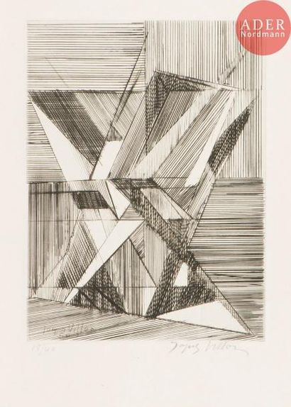 null Jacques Villon (Gaston Duchamp, dit) (1875-1963)
Les Deux vases. 1950. Burin....