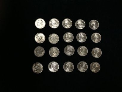 null 20 pièces de 20 Francs suisse en or. Type Vrénéli. 1949 B

Frais acheteur :...