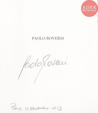 null ROVERSI, PAOLO (1947)
Secrets. 
Stromboli, Paris, 2013. 
En feuilles (27 x 22,5...