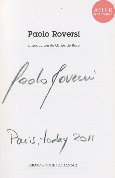 null ROVERSI, PAOLO (1947)
2 volumes, signés par Paolo Roversi.
Studio.
Steidldangin,...