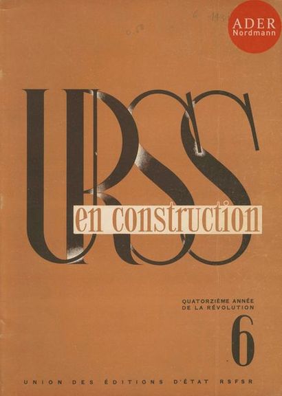 null URSS en Construction
3 volumes.
N°5-6-12 de 1931.
Éditions d’État de la RSFSR,...