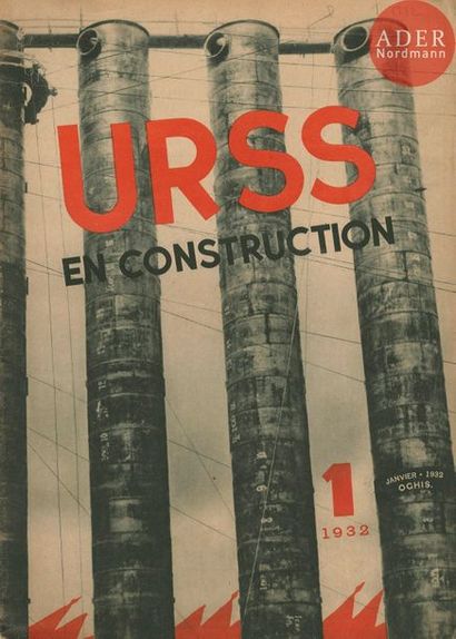 URSS en Construction 2 volumes. N°1 et 2...