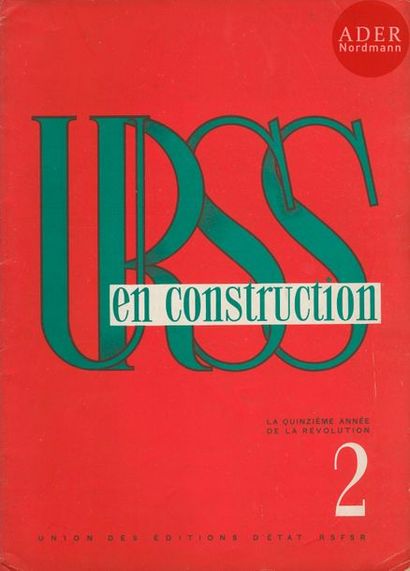 null URSS en Construction
2 volumes.
N°1 et 2 de 1932.
Éditions d’État de la RSFSR,...