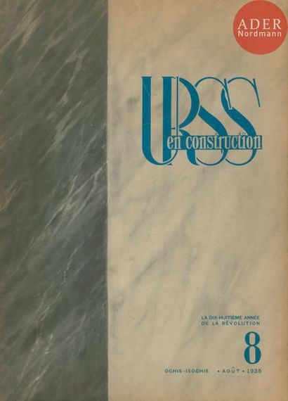 null URSS en Construction
5 volumes.
N°12 de 1934 et 2-6-7-8 de 1935.
Éditions d’Etat...