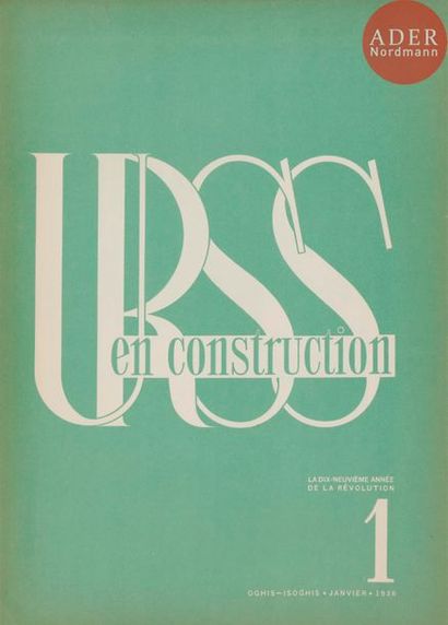 null URSS en Construction
6 volumes.
N°1-2-3-6-11-12 de 1936.
Éditions d’Etat des...