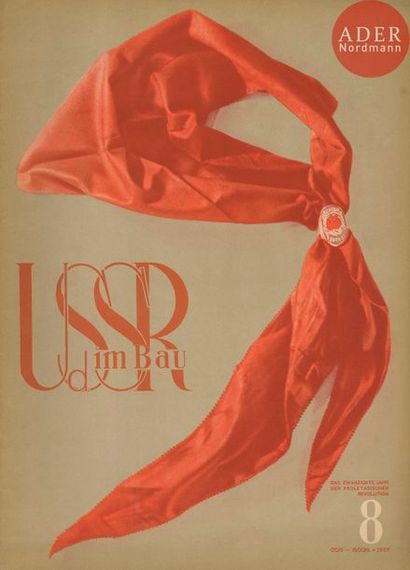 null URSS en Construction
8 volumes.
N°1-2-3-4-6-7-8-9/12 de 1937.
Éditions d’Etat...