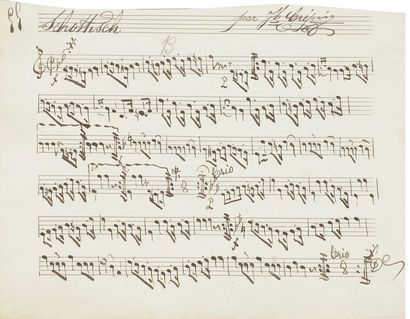 null Fleury Joseph CREPIN (1875-1948)
Schottisch - Polka, Partition de musique
Encre...