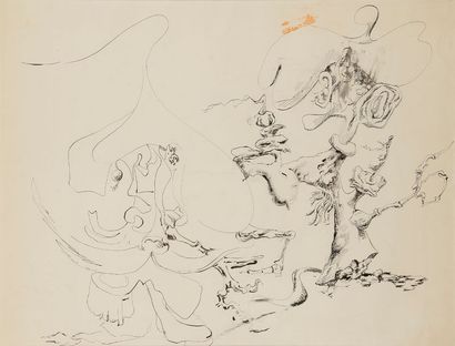 null Kurt SELIGMANN (1900-1962)
Composition surréaliste, 1937
Encre.
47 x 62 cm

Provenance :
-...