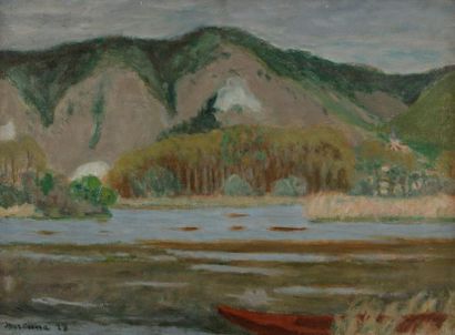 Eugène-Antoine DURENNE (1860-1944) Côte d'Ambreville,...