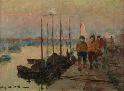 Pierre Joseph DUTILLIEU (1876-1960) Ostende,...