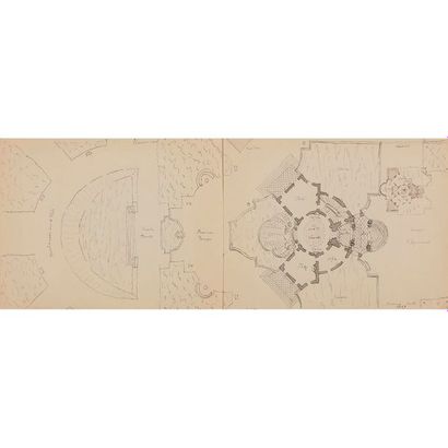 null EMILIO TERRY (1890-1969)
Carnet de 26 projets – études - esquisses de façade...