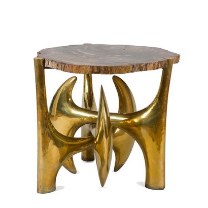  PHILIPPE HIQUILY (1925-2013) Table, œuvre originale, pièce unique, 1980 Table de...