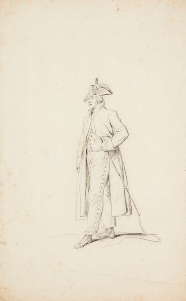 null Jean DUPLESSIS-BERTAUX (1767-1818)
Ensemble de 6 études de costumes militaires...