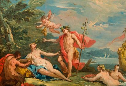 null Gaspare DIZIANI (Belluno, 1689 - Venise, 1767)
Bacchus et Ariane sur l’île de...