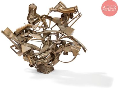 null Albert FERAUD (1921-2008)
Composition
Sculpture en acier inoxydable soudé.
Signée...