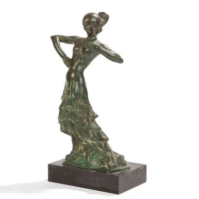 null SANTIAGO RODRIGUEZ BONOME (1901-1995) 
Espagnole 
Sculpture. Épreuve en bronze...