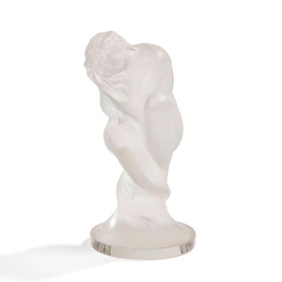null René LALIQUE (1860-1945) 
Sirène, modèle créé en [1920], non repris après 1947
Statuette....