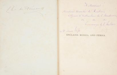 null Charles de FOUCAULD (1858-1916). Signature autographe sur un livre : James Bertrand...