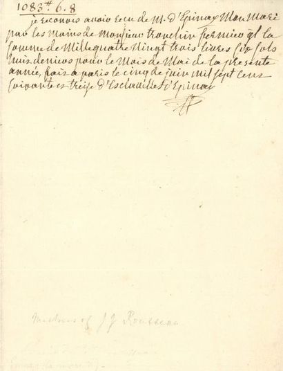 null Louise-Florence Tardieu d’Esclavelles, marquise d’ÉPINAY (1726-1783) femme de...