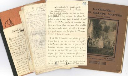 null Paul FORT (1872-1960). Manuscrits autographes pour Poèmes de France, 1914-1916 ;...