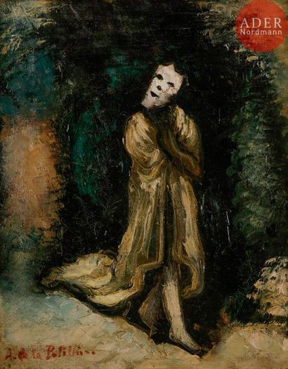 null Amédée de LA PATELLIERE (1890-1932)
Le Masque drapé, 1927
Huile sur toile.
Signée...