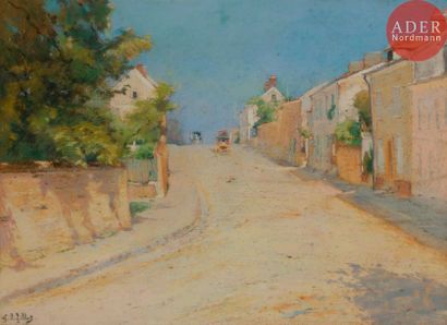null Eugène Louis GILLOT (1868-1925)
Route de village
Pastel.
Signé en bas à gauche.
43...