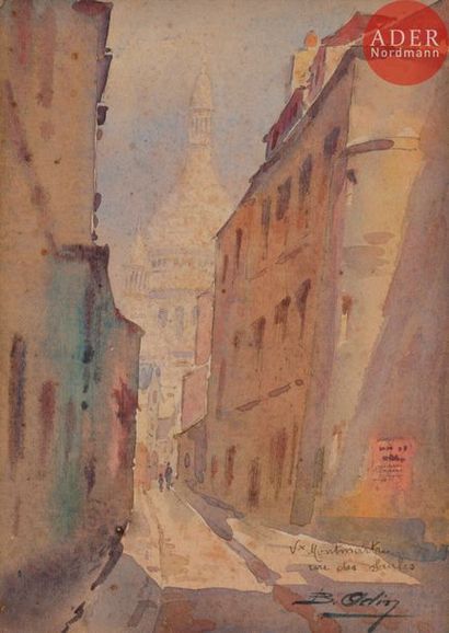 null Blanche ODIN (1865-1957)
Vieux Montmartre, rue des Saules - rue de l’Abreuvoir
2...
