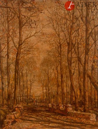 null Isaak Israïlevich BRODSKY (1884 - 1939) 
Paysage automnal, 1931
Huile sur toile.
Signée...