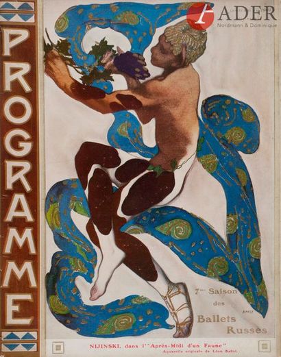 null Léon BAKST (1866 - 1924) [illustrateur]
Programme officiel des Ballets Russes
Septième...