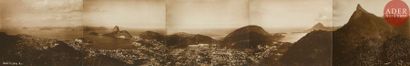 null Huberti & Cie
Panorama de Rio de Janeiro, c. 1915-1920.
Cinq (5) épreuves argentiques...
