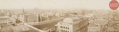 null Paul-Augustin Gueuvin (1809-?)
Paris, c. 1862.
Panoramas depuis la Tour Saint...