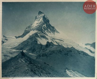 null Adolphe Braun (1811-1877)
Alpes suisses, c. 1895.
Vallée de Zermatt. Mont Cervin.
Vue...