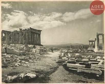 null Adolphe Braun (1811-1877)
Grèce, c. 1870-1880.
Acropole d’Athènes. N°81.
Épreuve...