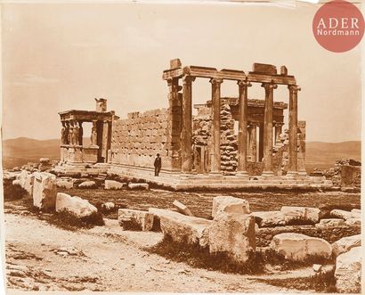 null Adolphe Braun (1811-1877)
Grèce, c. 1870-1880.
Acropole d’Athènes. Érechthéion....