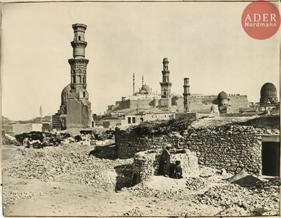 null Adolphe Braun (1811-1877)
Égypte, 1869.
Le Caire. Tombeau des Mamlouks. Mausolée...