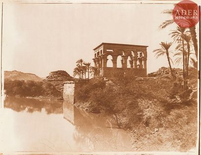 null Adolphe Braun (1811-1877)
Égypte, 1869.
Kiosque de Trajan à Philae. N°18.
Épreuve...