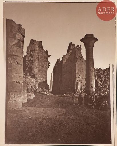 null Adolphe Braun (1811-1877)
Égypte, 1869.
Temple de Karnak à Louqsor. N°71.
Épreuve...