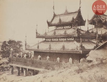 null Linneaus Tripe (1822-1902)
Birmanie, c. 1855.
Amerapoora. Corner of Mygabhoodee-tee...