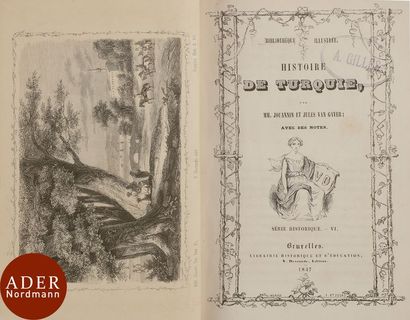 null JOUANNIN J-M, VAN GAVER J., Bibliothèque illustrée, Histoire de la Turquie,...
