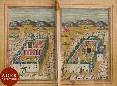 null Livre de prières, Dala’il al-Khayrat, Turquie Ottomane, daté 1174H. / 1760
Manuscrit...