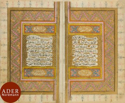 null Coran ottoman, Turquie, signé Muhammad al-Fardi et daté 1209H. / 1795
Manuscrit...