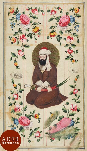  Recueil, Divan de Sa’adi, Iran qâjâr, début XIXe siècle Manuscrit complet sur papier...