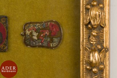 null Cinq cartes à jouer à décor peint, Iran qâjâr, fin XIXe - déb. XXe siècle
5...